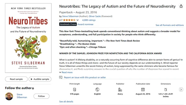 Neurotribes by Steve Silberman