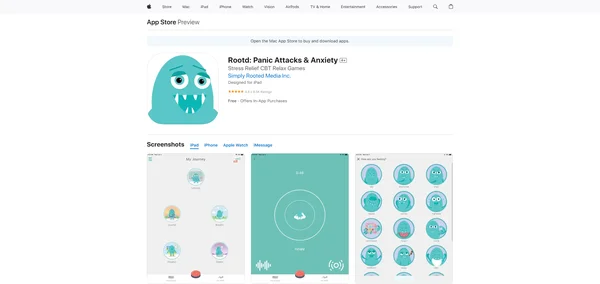 Rootd: Panic Attacks & Anxiety (iOS)