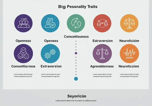 Visualizing the Big Five personality traits, with neuroticism.